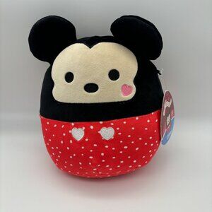 Squishmallows Disney 8-Inch MICKEY MOUSE Valentine's Day Stuffed Plush Toy NEW